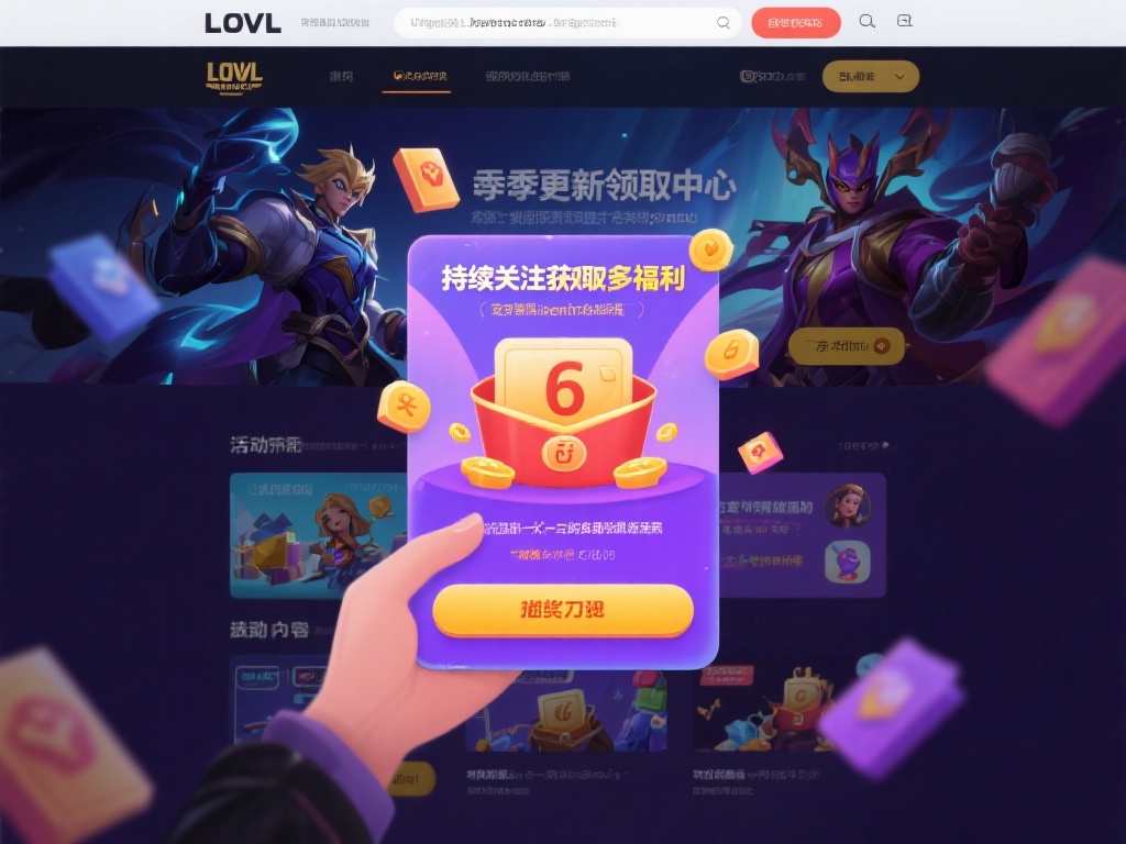 轻松玩转LOL官网领取中心，赢取丰厚游戏奖励